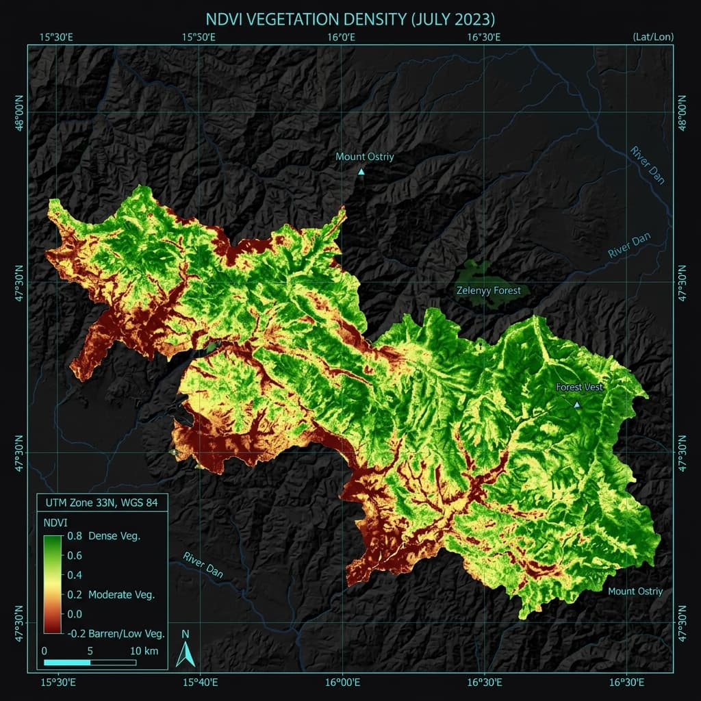 NDVI Vegetation Density Map