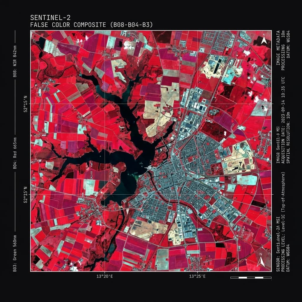 Sentinel-2 False Color Composite